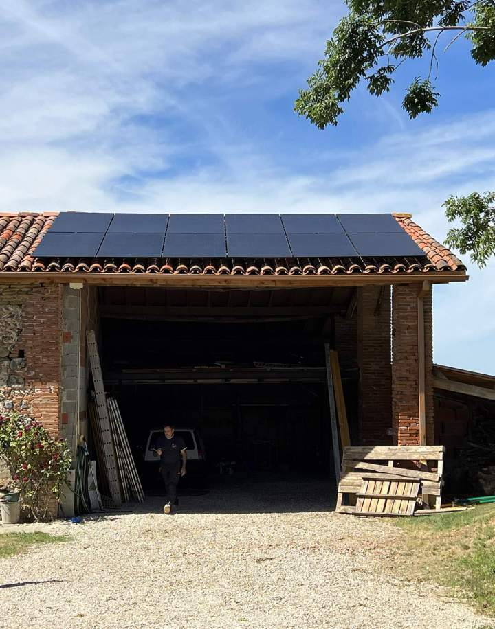 Installation panneaux photovoltaïques Muret