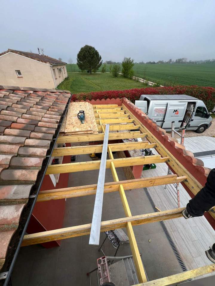 Montage de charpente Muret